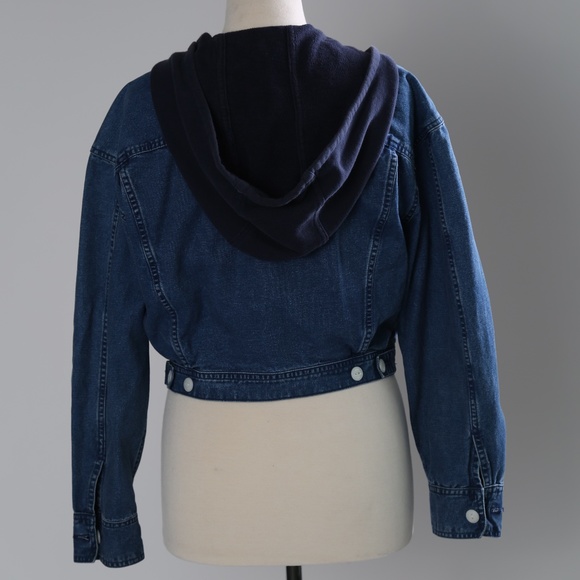 Esprit Sport Jean Jacket with Hoodie - Picture 2 of 3